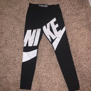 Nike logo leggings